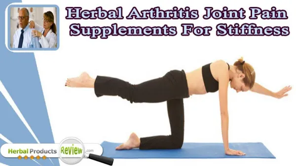 Herbal Arthritis Joint Pain Supplements For Stiffness And Swelling