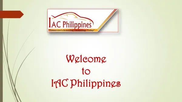 IAC Philippines-Armored Cars