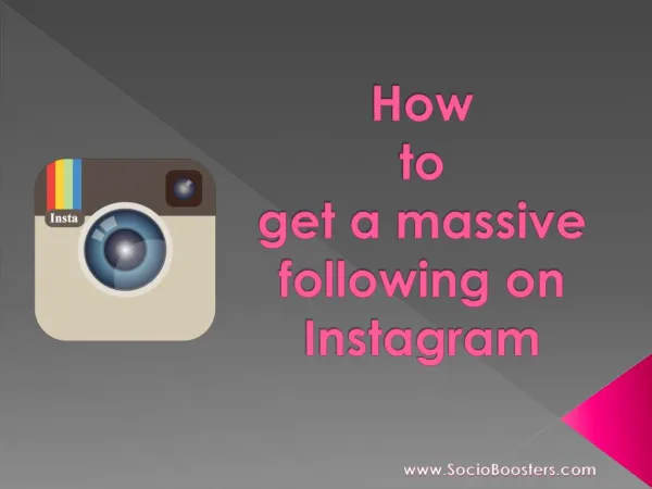 How to get a massive following on Instagram
