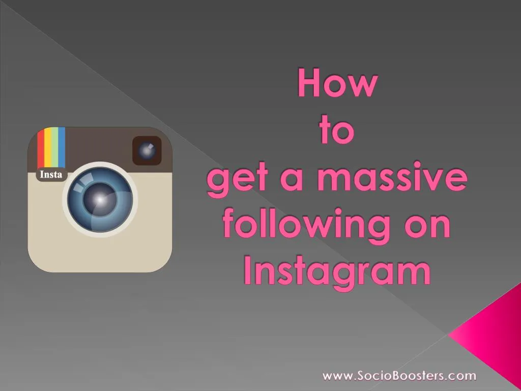 how to get a massive following on instagram