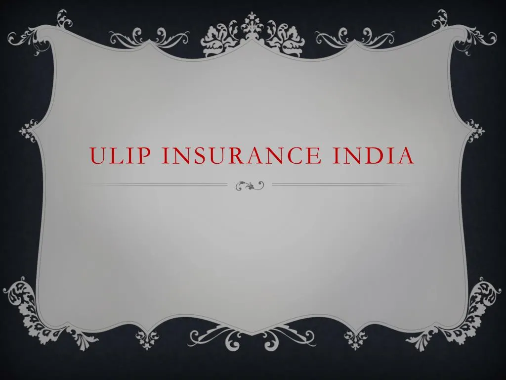 ulip insurance india