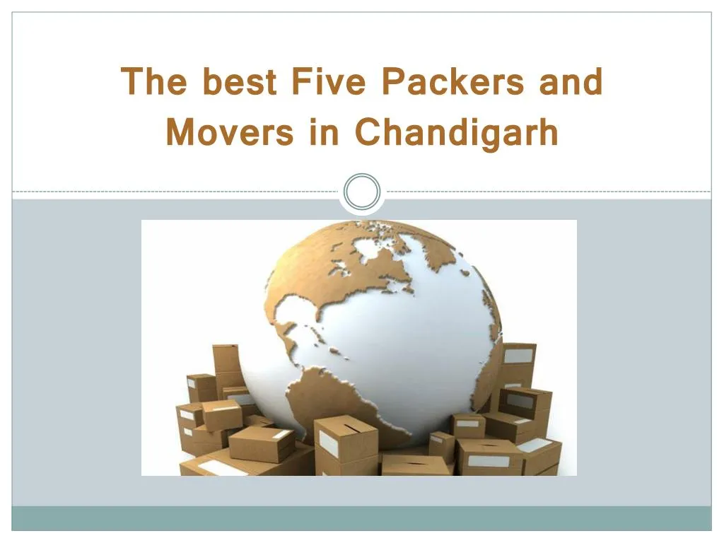 the best five packers and movers in chandigarh