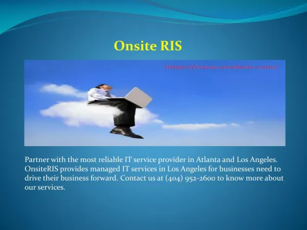 Get Best IT Support Services in Los Angeles- OnsiteRIS.com