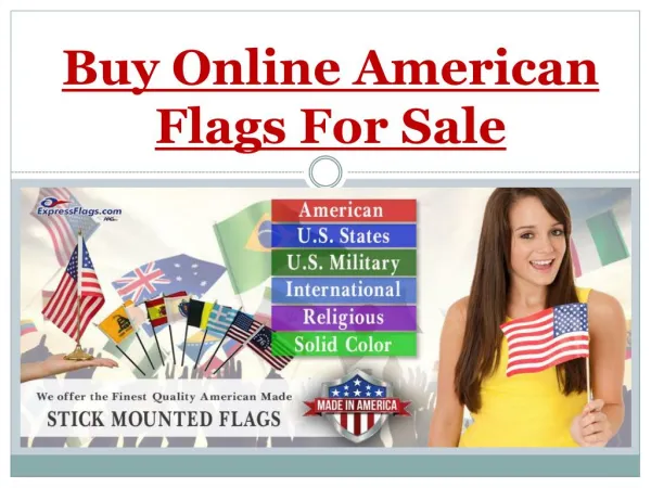 Buy Online American Flags For Sale