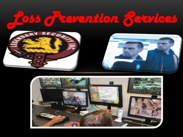 Loss Prevention Services