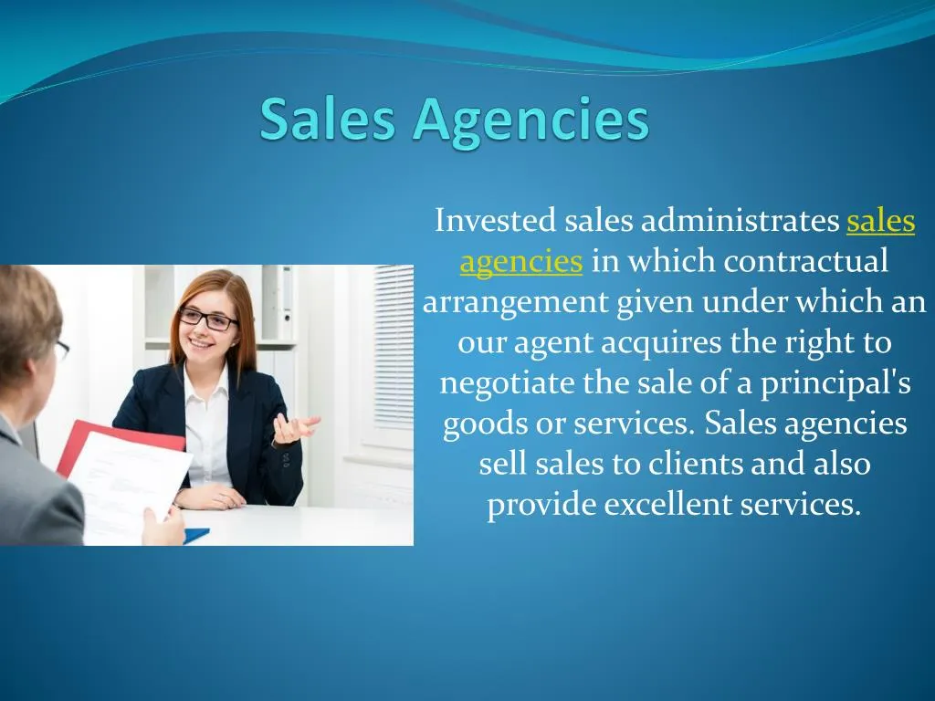 sales agencies