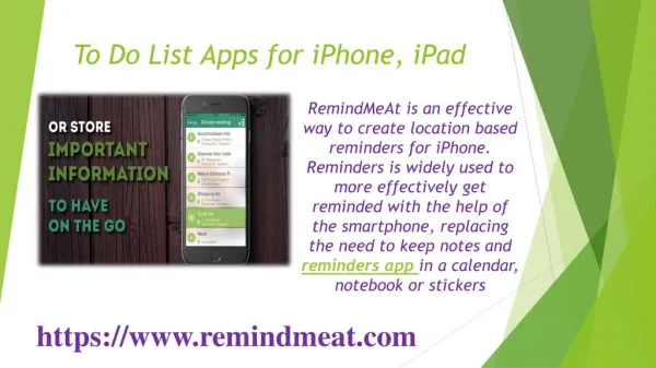 To Do List Apps for iPhone, iPad