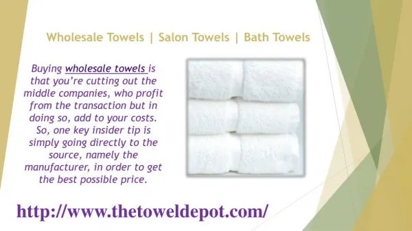 Wholesale Towels - Salon Towels - Bath Towels