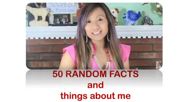50 facts about me successive moments of my life