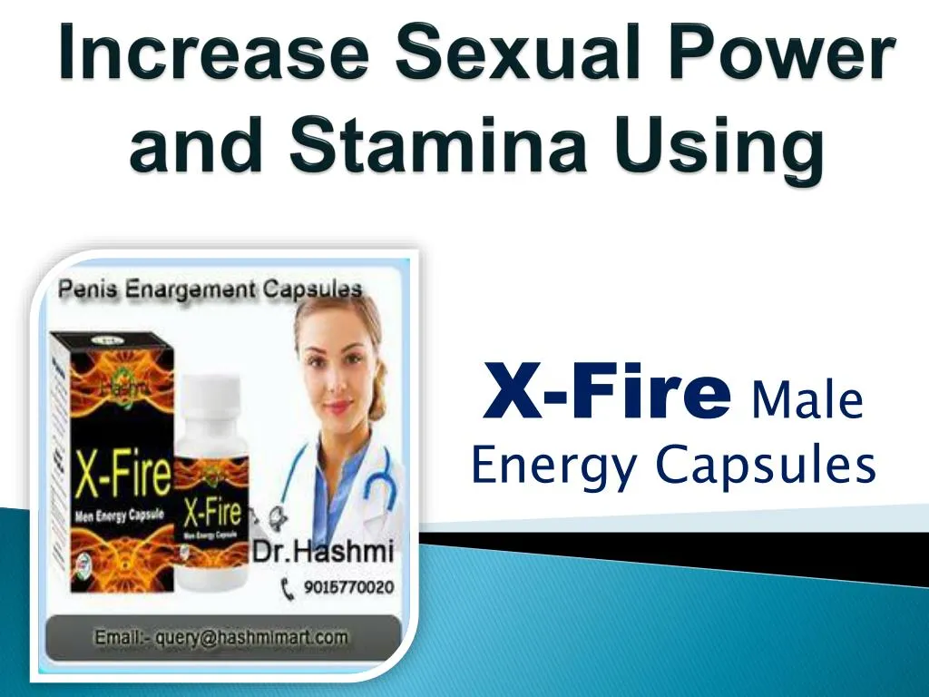 increase sexual power and stamina using