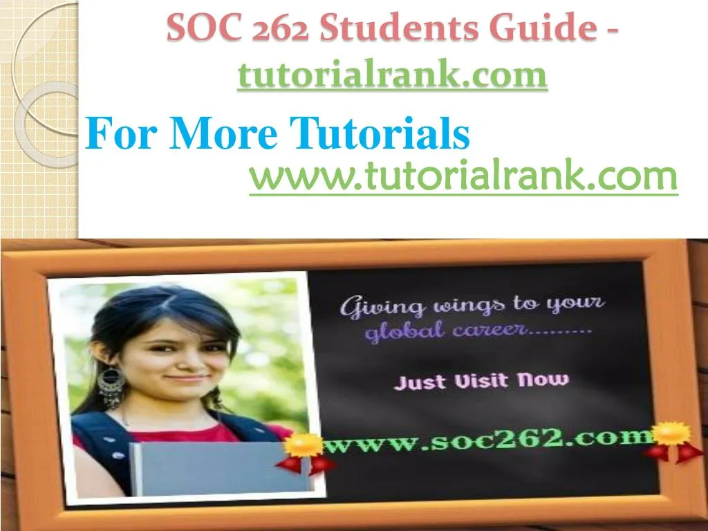 soc 262 students guide tutorialrank com