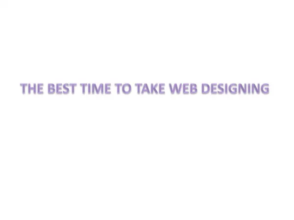 Web design course in chennai