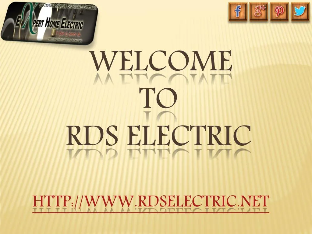 welcome to rds electric