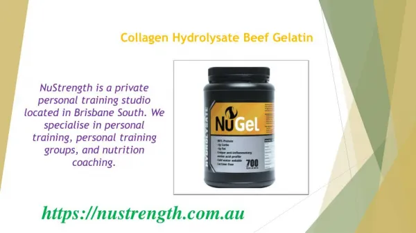 Protein Powder Brisbane - Beef Gelatin