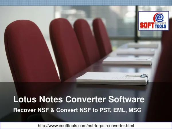 Convert Lotus Notes Files into PST