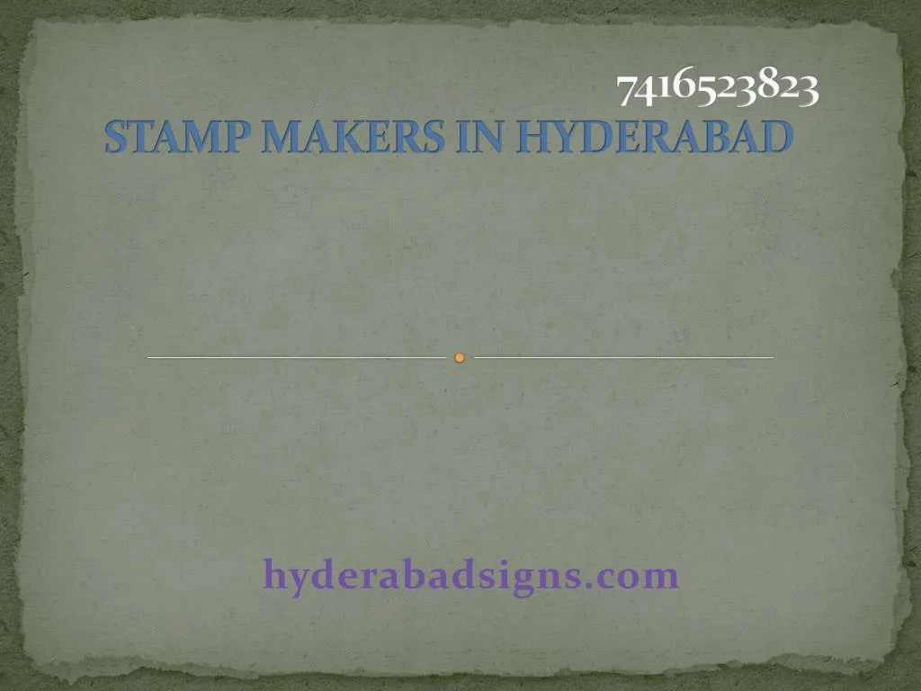 7416523823 stamp makers in hyderabad