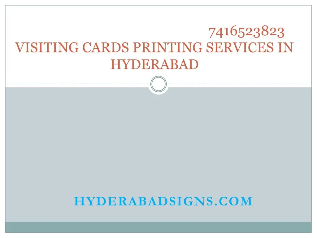 7416523823 visiting cards printing services in hyderabad