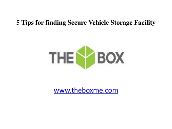 5 Tips for finding Secure Vehicle Storage Facility in Dubai, UAE