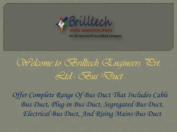 Bus Duct Manufacturers