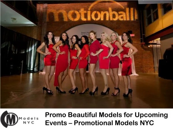 Promo Beautiful Models for Upcoming Events – Promotional Models NYC