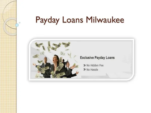Payday Loans Milwaukee Helpful Loan For Borrowers