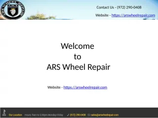 Dallas Wheel Repair - slide 1