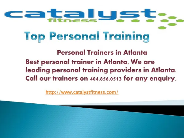 personal trainers in Atlanta