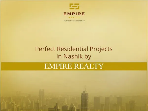 Residential Projects in Nashik!