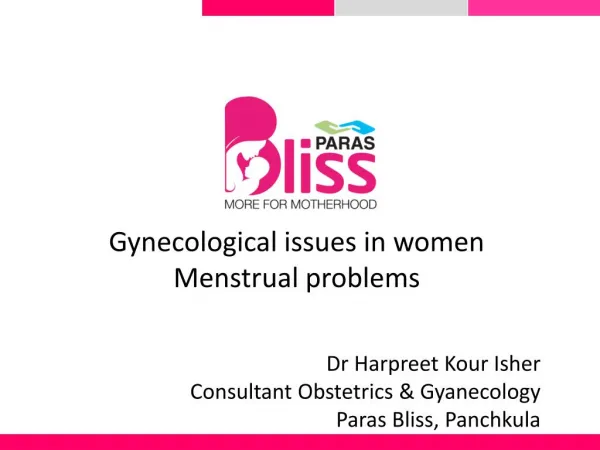 Best Gynaecologist in Panchkula - Paras Bliss