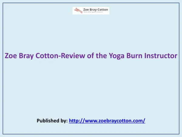 Review of the Yoga Burn Instructor