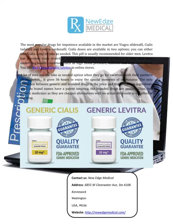Buy Cheap Generic Levitra Online