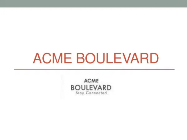 ACME BOULEVARD - 2, 3 BHK Luxury Residences