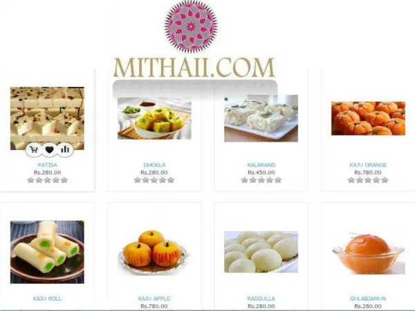 Buy online sweets in Chandigarh - Mithaii