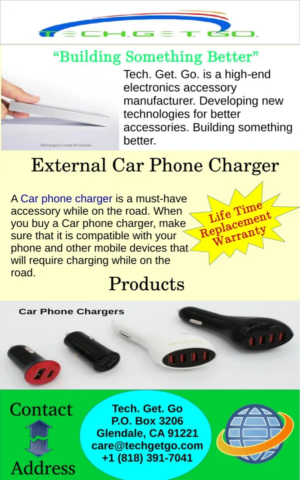 External Car Phone Charger
