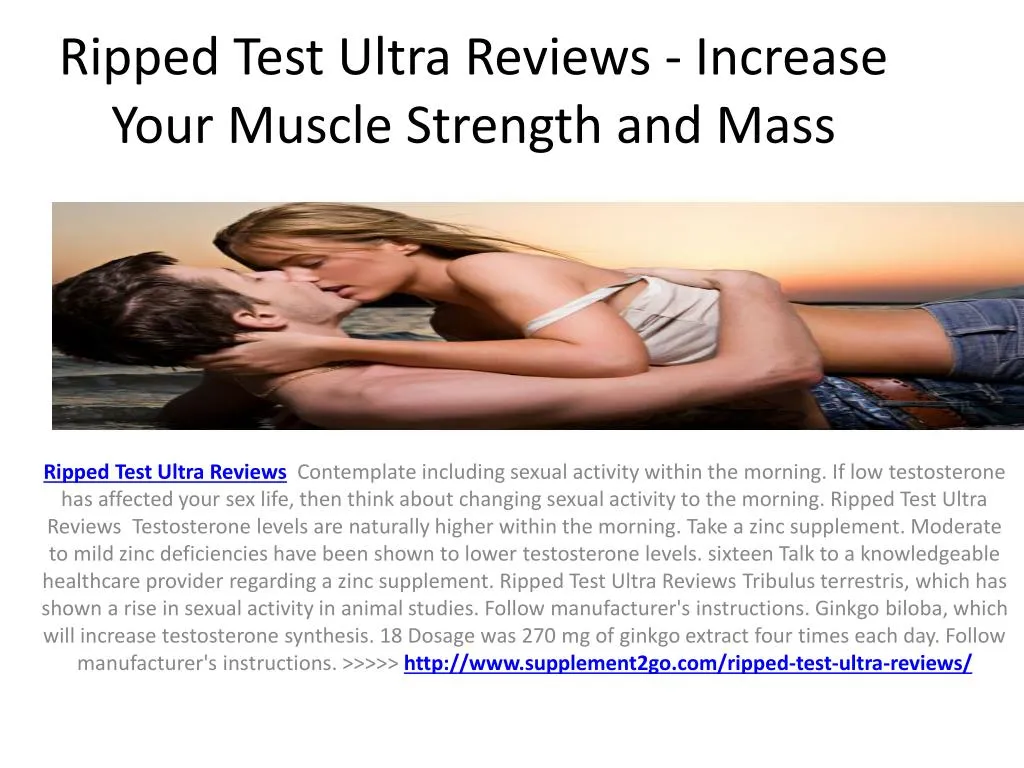 ripped test ultra reviews increase your muscle strength and mass