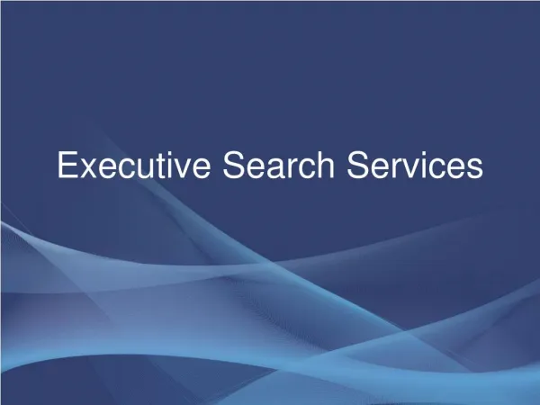 Executive Search Services