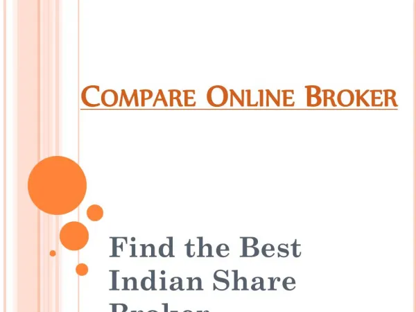 Compare Discount Brokers