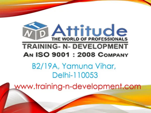 Attitude Academy Best Web Designing & development training institute in Delhi