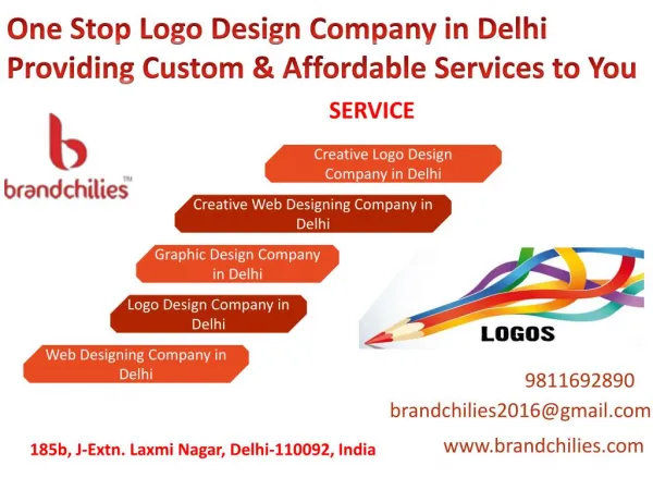 One Stop Logo Design Company in Delhi Providing Custom & Affordable Services to You
