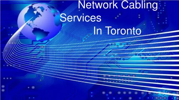 Professional Network Cabling Services In Toronto