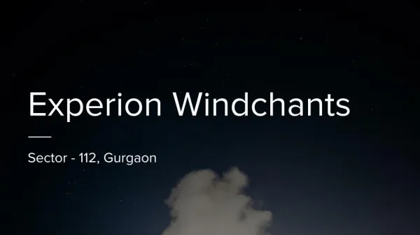 Buy Experion Windchants Apartments In Resale Reviews