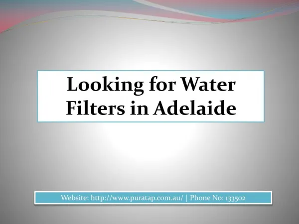 Water Filters Adelaide
