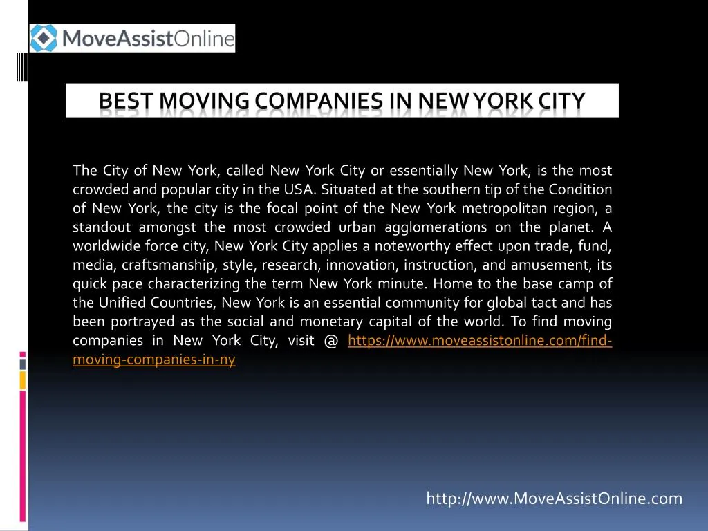 best moving companies in new york city