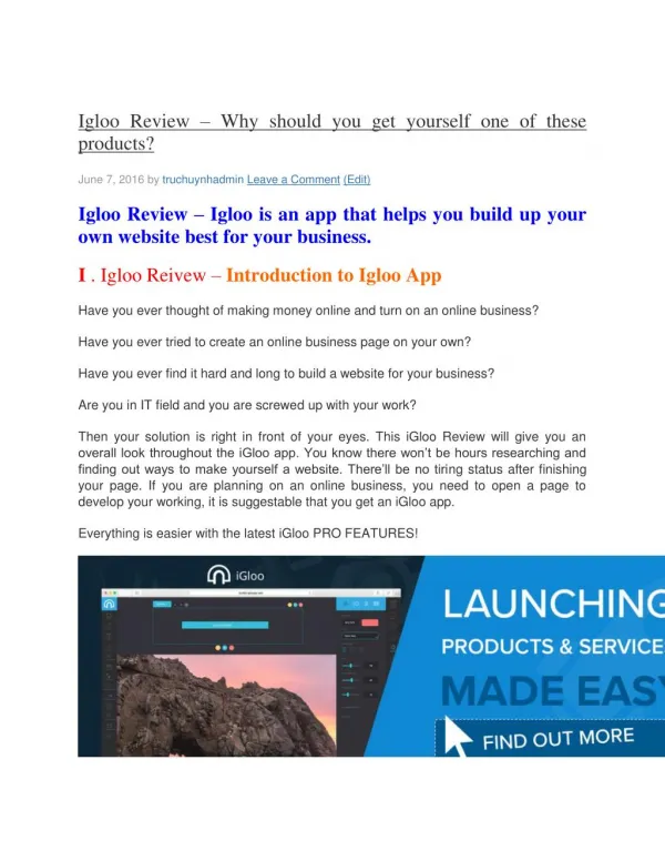 Ebook Igloo App Review
