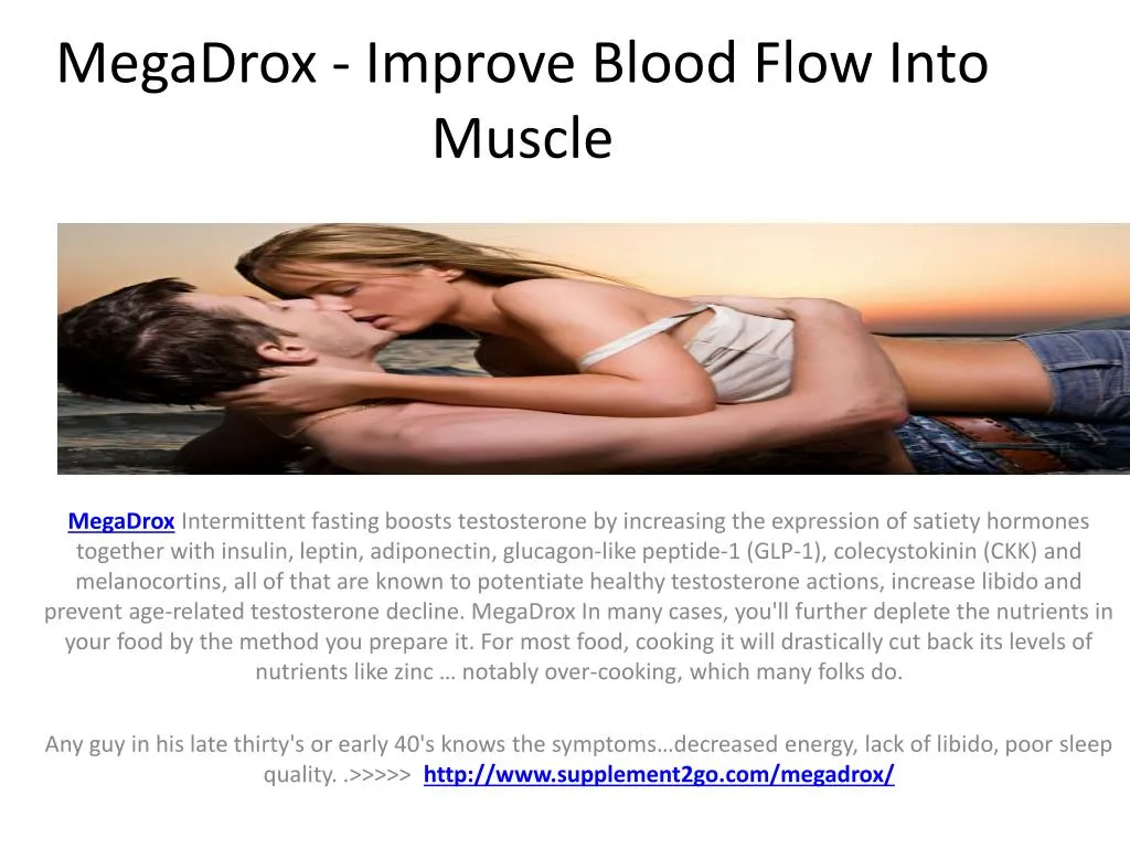 megadrox improve blood flow into muscle