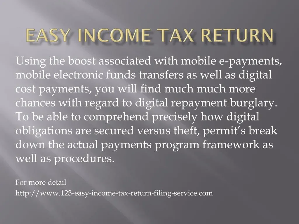 easy income tax return