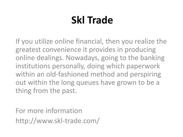 skl trade