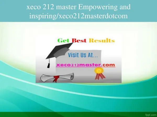 xeco 212 master Empowering and inspiring/xeco212masterdotcom