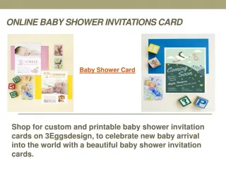 Online Baby Shower Invitations Card