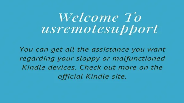 www kindle com support